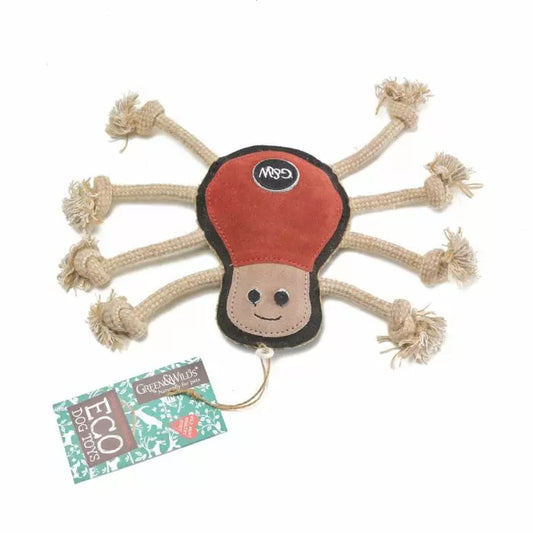 Spike Spider Eco dog toy, Green & Wilds