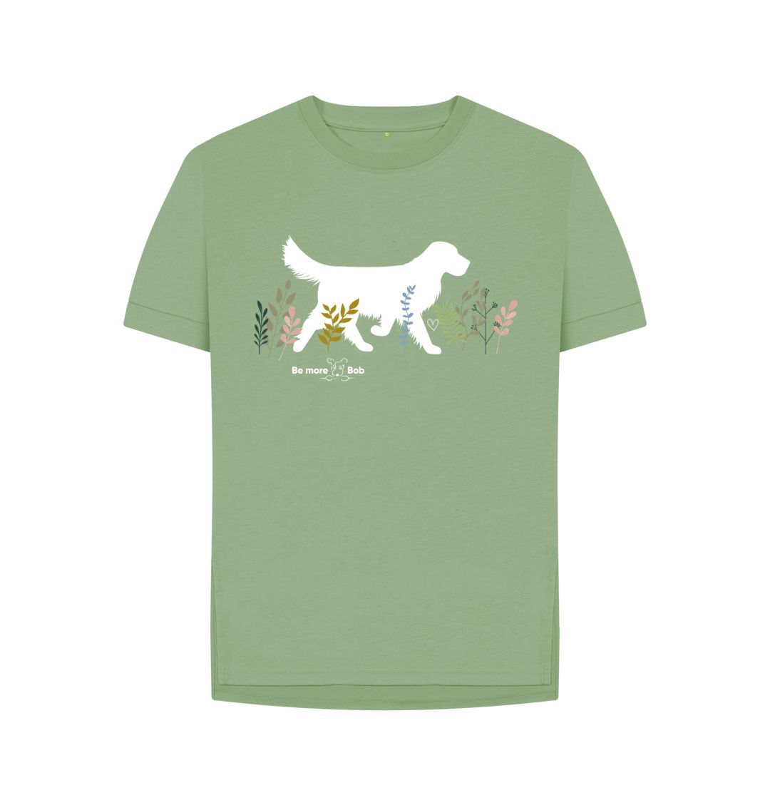 Sage Women's relaxed fit t-shirt - Golden Walks