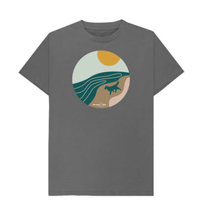 Slate Grey Be More Bob T-Shirt - beach life