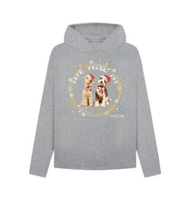 Load image into Gallery viewer, Athletic Grey Love, Peace, Joy - women&#39;s Christmas hoody
