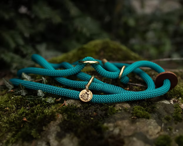 Handmade Slip Leads | Brass Fittings | Soft Rope
