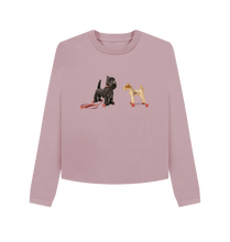 Load image into Gallery viewer, Mauve Scottie &amp; Foxy Adventures, Boxy Jumper