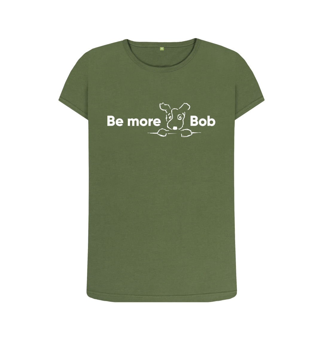 Khaki Printed T-shirt Front