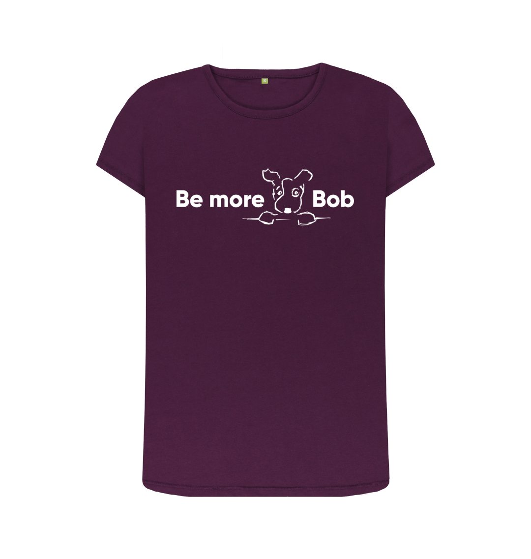 Purple Printed T-shirt Front