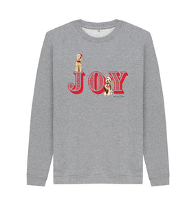 Light Heather Joy! Men's Christmas sweatshirt (although can be unisex!)