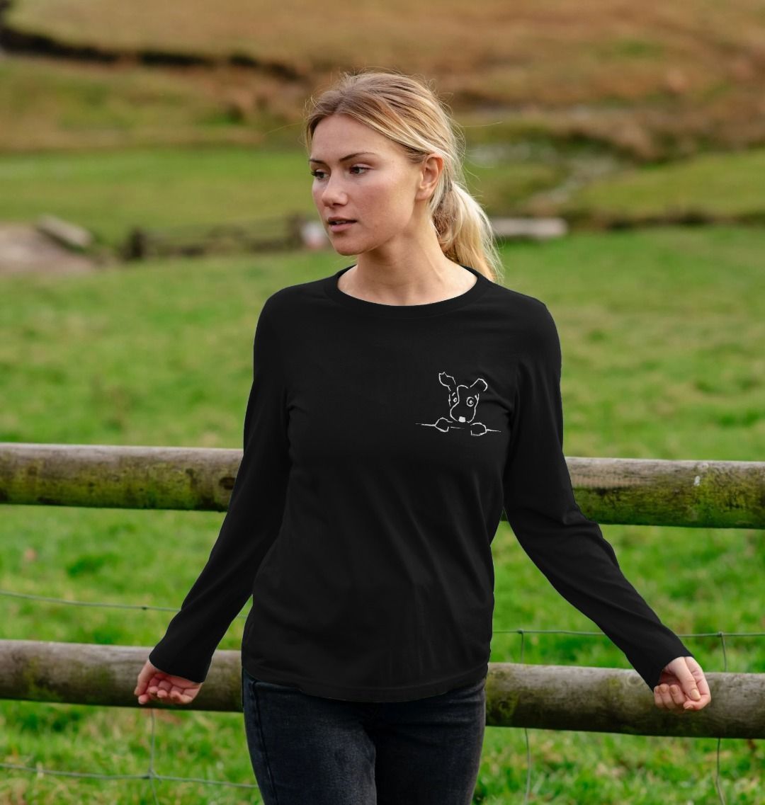 Be More Bob women's long sleeve tshirt