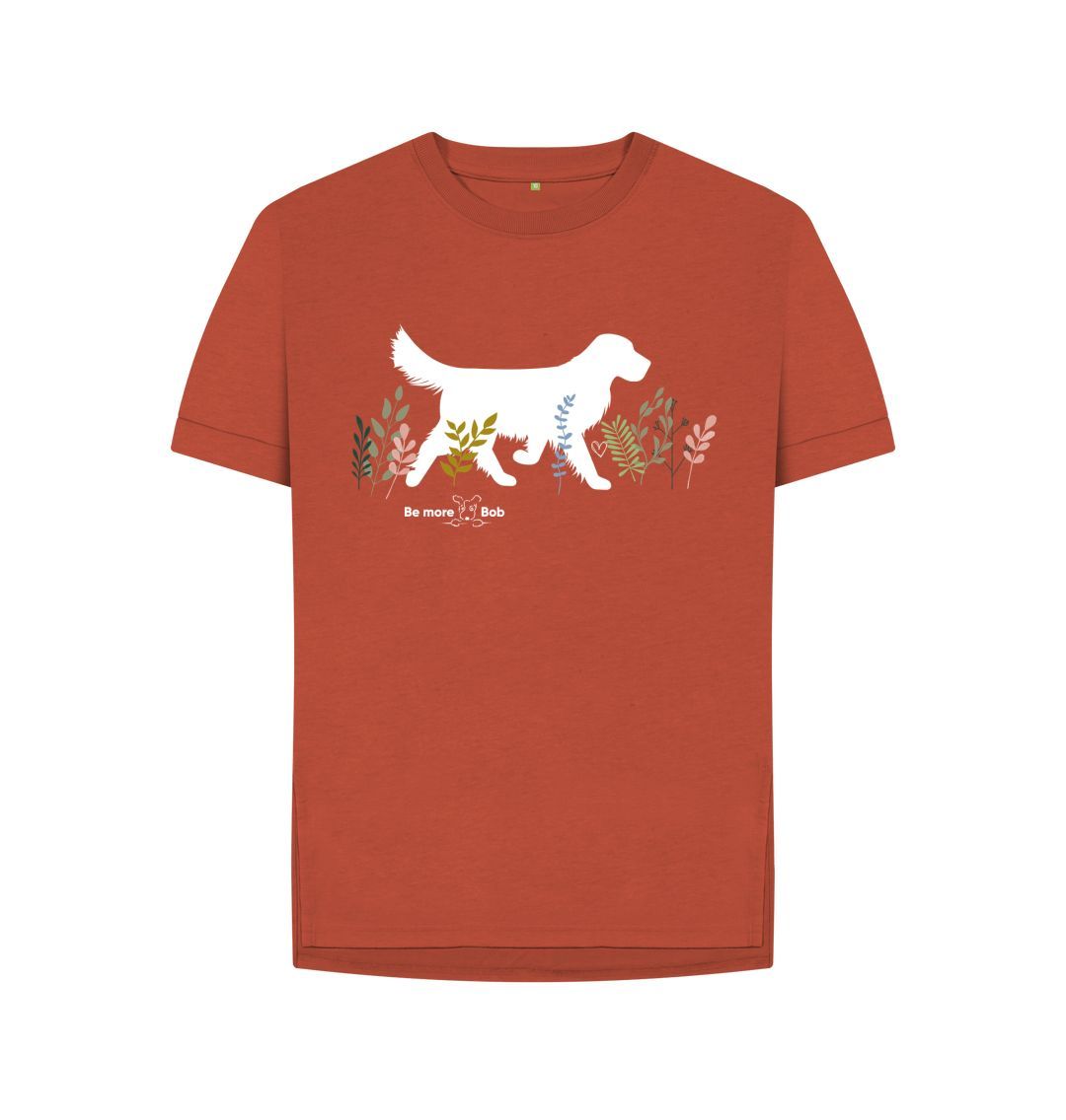 Rust Women's relaxed fit t-shirt - Golden Walks