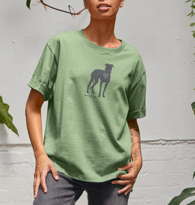 Women's Relaxed Fit T-Shirt - love is a Greyhound