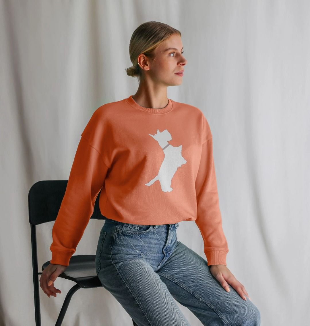 Westie Oversized Relaxed Sweatshirt