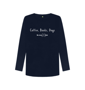 Navy Blue Coffee, Books, Dogs