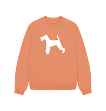Load image into Gallery viewer, Apricot Wire Fox Terrier Oversized Sweatshirt