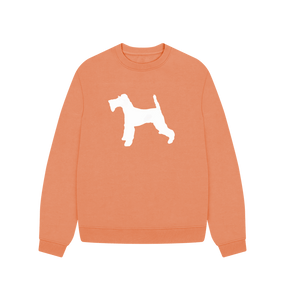 Apricot Wire Fox Terrier Oversized Sweatshirt