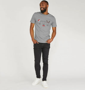 Foxy Christmas - men's tshirt