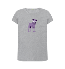 Load image into Gallery viewer, Athletic Grey Border Terrier Scoop Neck TShirt