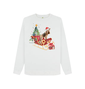 White Bertie's Christmas Sledge - Ladies Sweatshirt