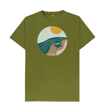 Load image into Gallery viewer, Moss Green Be More Bob T-Shirt - beach life