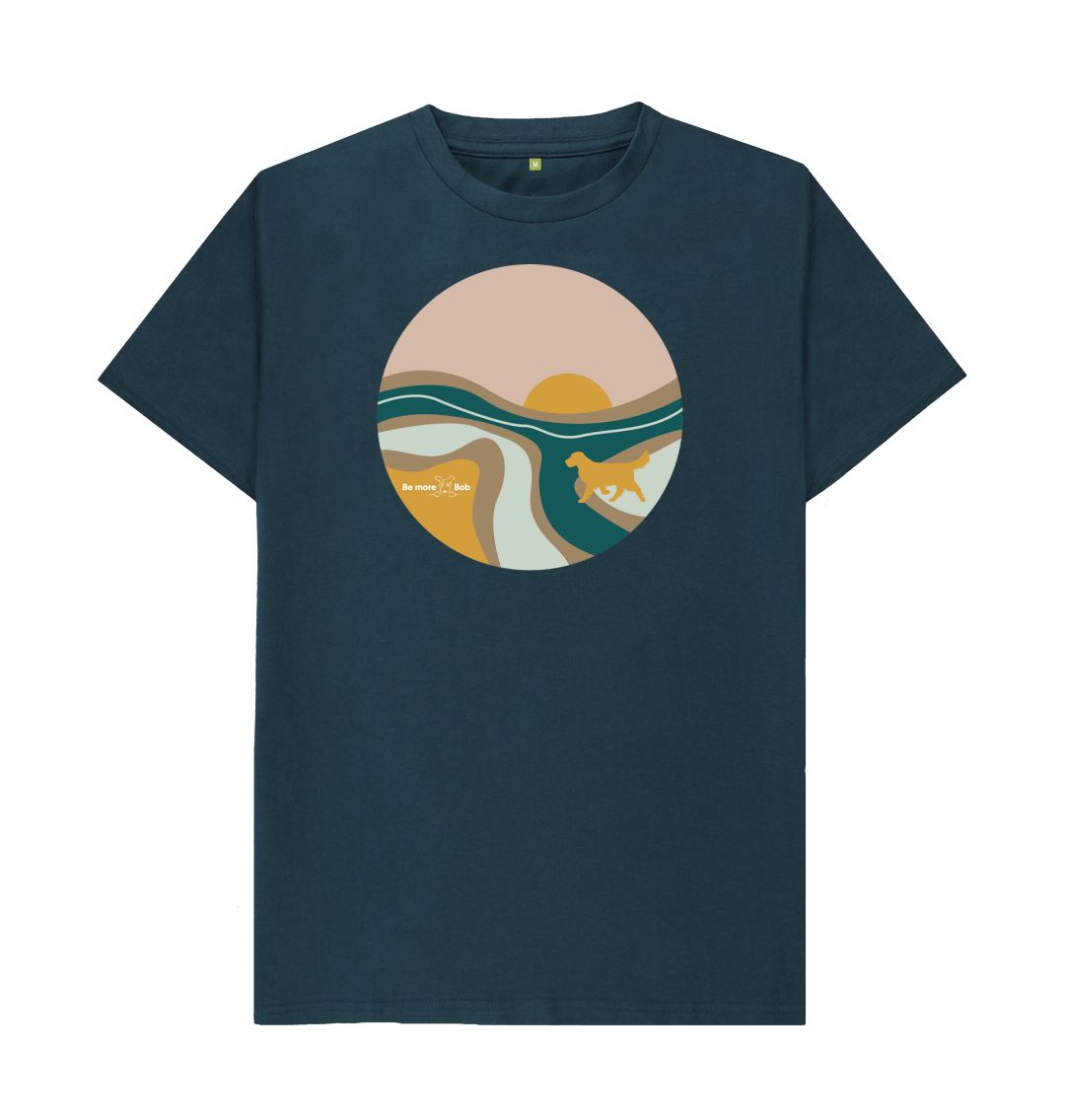 Denim Blue Be More Bob T-Shirt - Follow Me