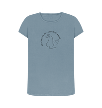 Load image into Gallery viewer, Stone Blue Rescued is my favourite breed - Women&#39;s T-Shirt