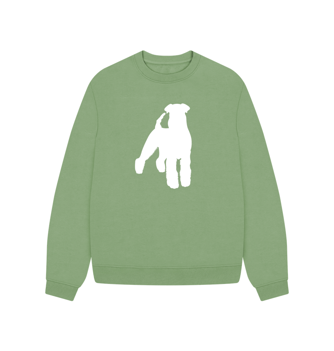 Sage Airedale Oversized Sweatshirt