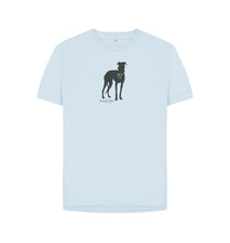 Load image into Gallery viewer, Sky Blue Women&#39;s Relaxed Fit T-Shirt - love is a Greyhound