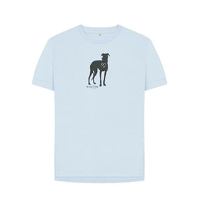 Sky Blue Women's Relaxed Fit T-Shirt - love is a Greyhound