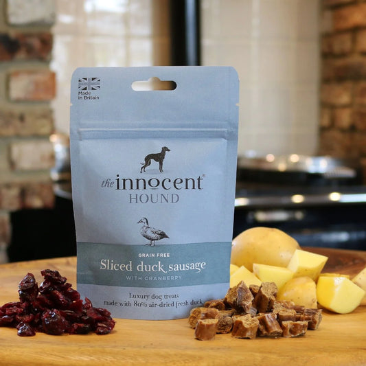 innocent hound sliced duck dog treats