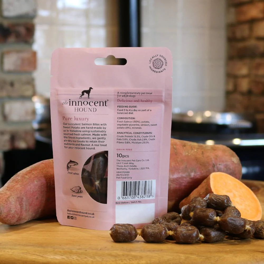 Salmon Bites with Sweet Potato - The Innocent Hound
