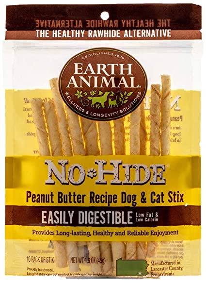 Earth Animal No Hide Dog Stix 10pk 45g