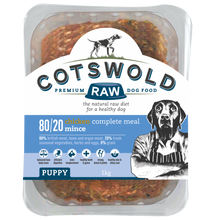 Load image into Gallery viewer, Cotswold Raw complete meal raw mince for puppies - 2 flavours