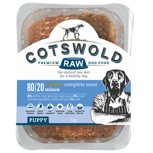 Cotswold Raw complete meal raw mince for puppies - 2 flavours