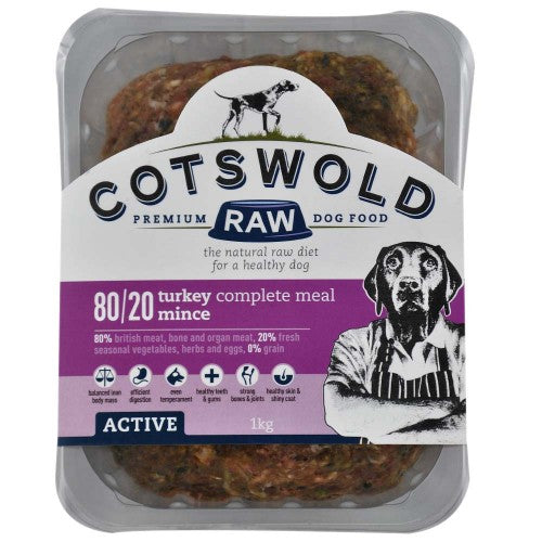 Cotswold Raw complete meal raw mince - various flavours