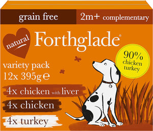 Forthglade Just Variety Pack 12 x 395g -Poultry