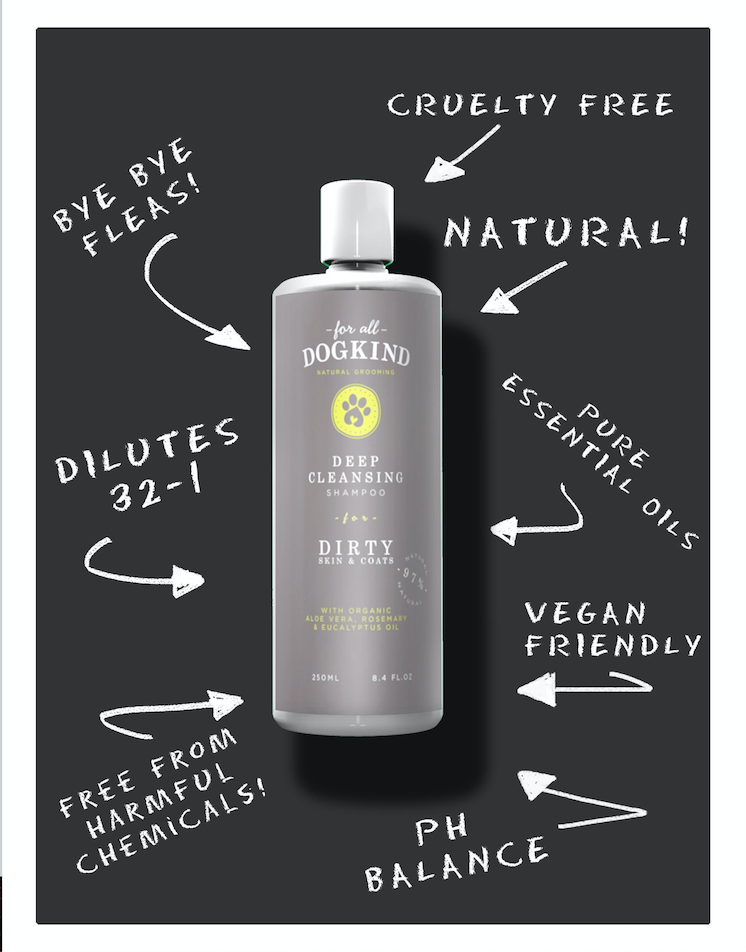 For All Dog Kind - Deep Cleansing Shampoo for dirty skin & coats