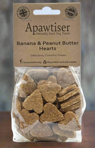 Apawtiser Hypoallergenic - Banana & Peanut butter Hearts