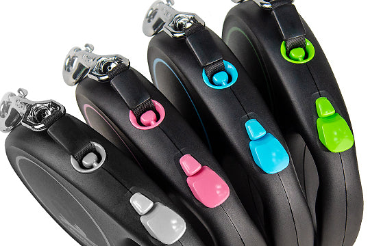 Flexi Lead - Design - XS to Large - four colours