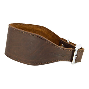 Earthbound Leather Whippet Collar Brown