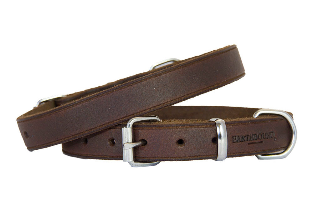 Soft Leather Collar - Brown - Earthbound