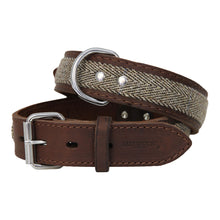 Load image into Gallery viewer, Earthbound Tweed Leather Collar - Beige