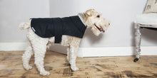 Load image into Gallery viewer, Mutts &amp; Hounds Navy Waxed Coat - LIMITED SIZES