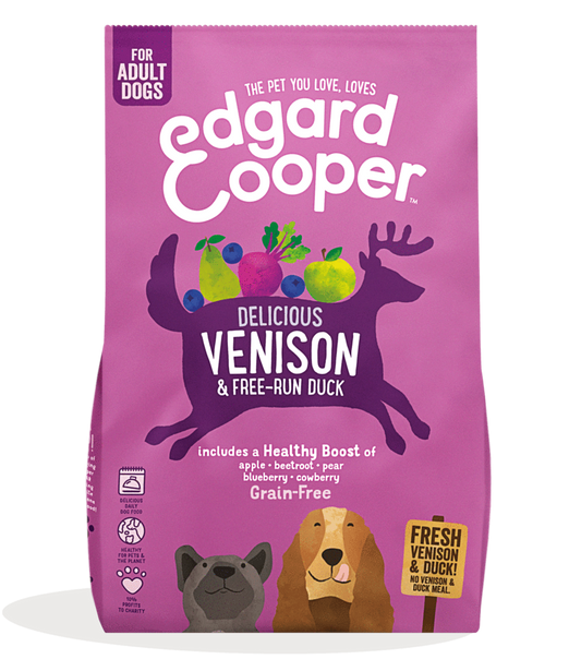 Edgard Cooper - Fresh Venison & Free run Duck with apple, beetroot, pear & blueberry