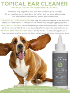 For All Dog Kind - Topical Ear Cleaner for Healthy Ear Canal