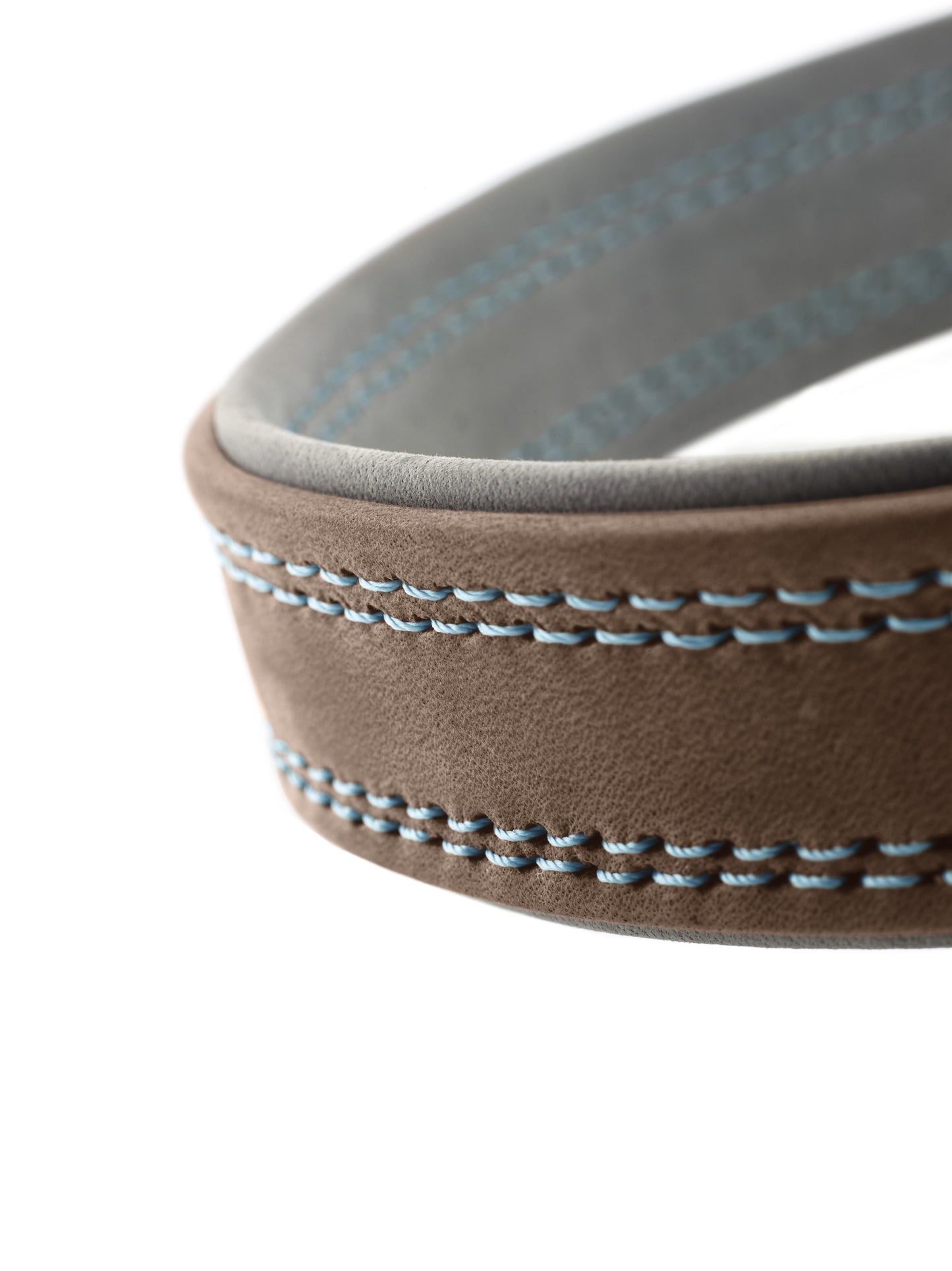 Hunter 'Lucca' Leather Leash - Walnut Grey