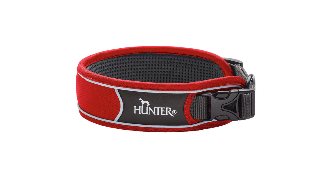 Hunter 'Divo' Collar - Red (Reflective)