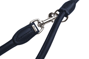 Round and Soft Leather Leash - Hunter