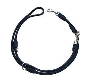 Round and Soft Leather Leash - Hunter