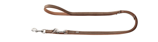 Hunter 'Porto' Leather Leash - Tobacco/Cognac