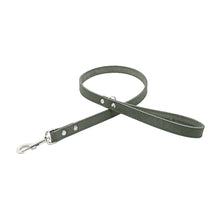 Load image into Gallery viewer, Earthbound Leather Lead - Grey