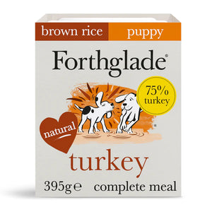 Forthglade PUPPY - Complete meal - turkey with butternut squash and vegetables