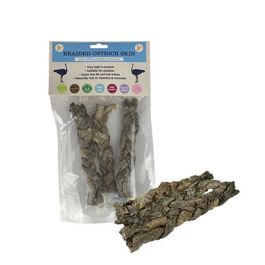 Long Lasting Braided Ostrich Skin - JR Pet