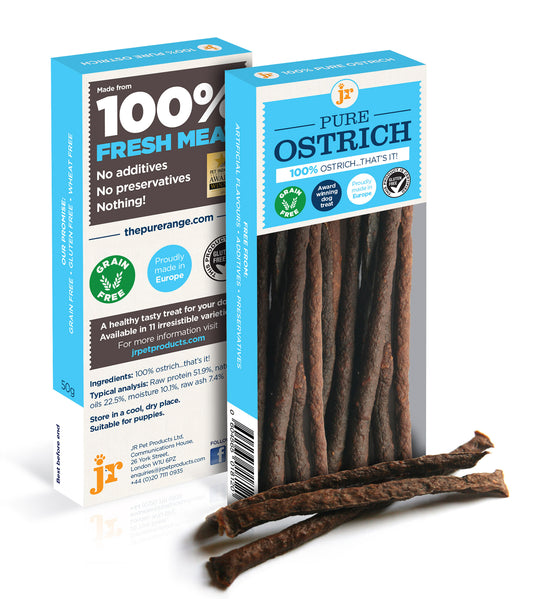 Pure Ostrich Sticks - JR Pet